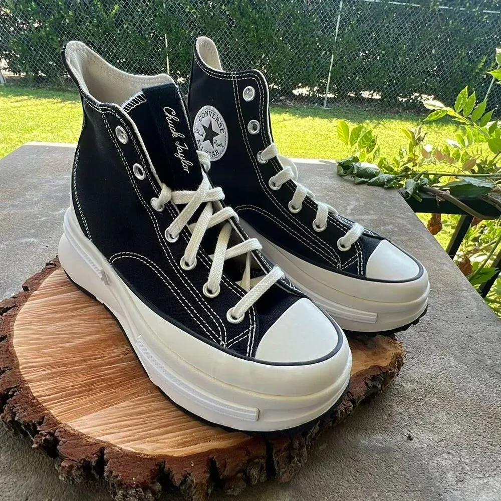 Converse Run Star Legacy CX High Top Platform Sneakers Black Women’s 8/Mens 6.5